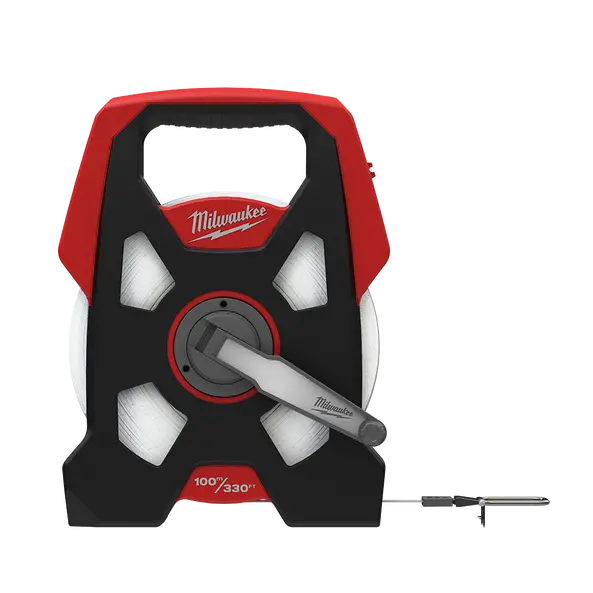 Milwaukee 100-Meter Standard Open-Reel Long Tape Measure – Durable Construction - Model 48225211 1