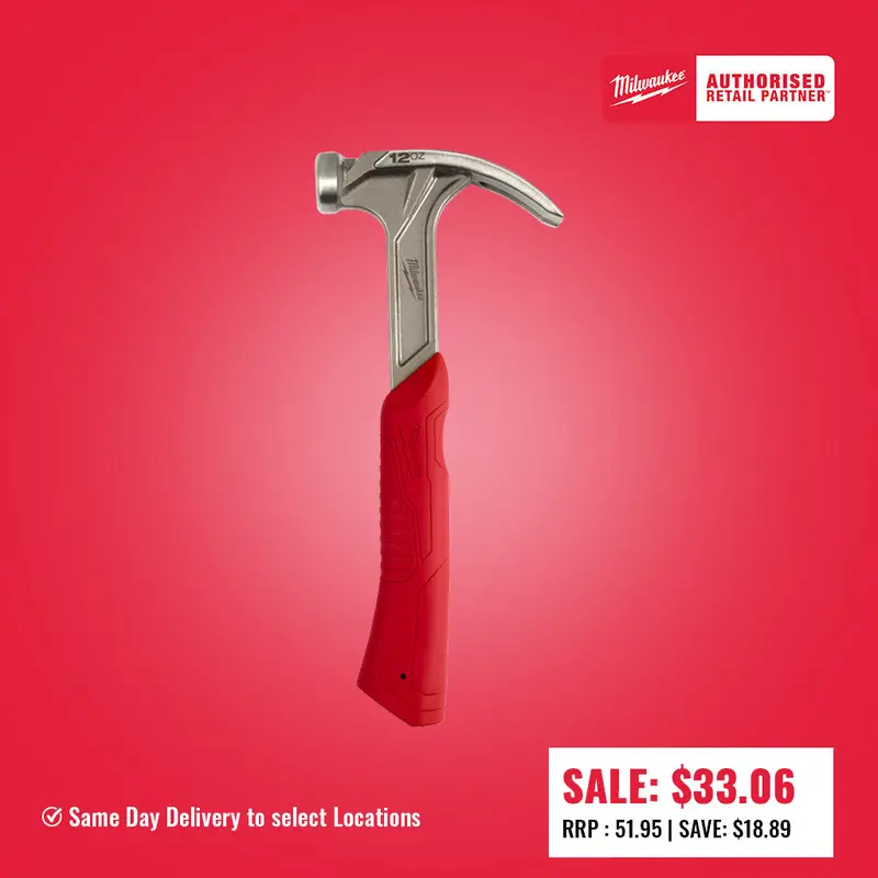 Milwaukee 12-Ounce Smooth-Face Hybrid Claw Finish Hammer – Model 48229019A 1