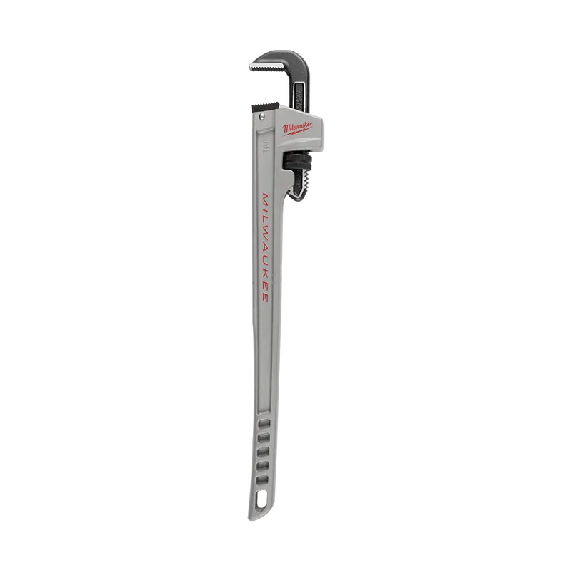 Milwaukee 14-Inch Aluminum Pipe Wrench With Extended Power Handle – Model 48227215 1