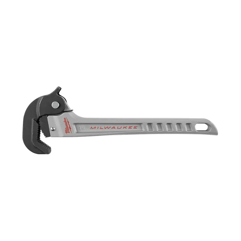 Milwaukee 14-Inch Self-Adjusting Aluminum Pipe Wrench – Model 48227414 1