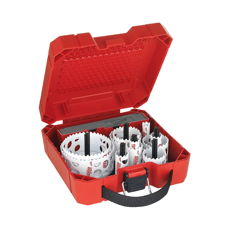Milwaukee 14-Piece Carpenter-Specific Hole Dozer™ Kit – Au Edition (16–102Mm), Arbors, Pilot Bit & Carry Case (Model 49224153) 1