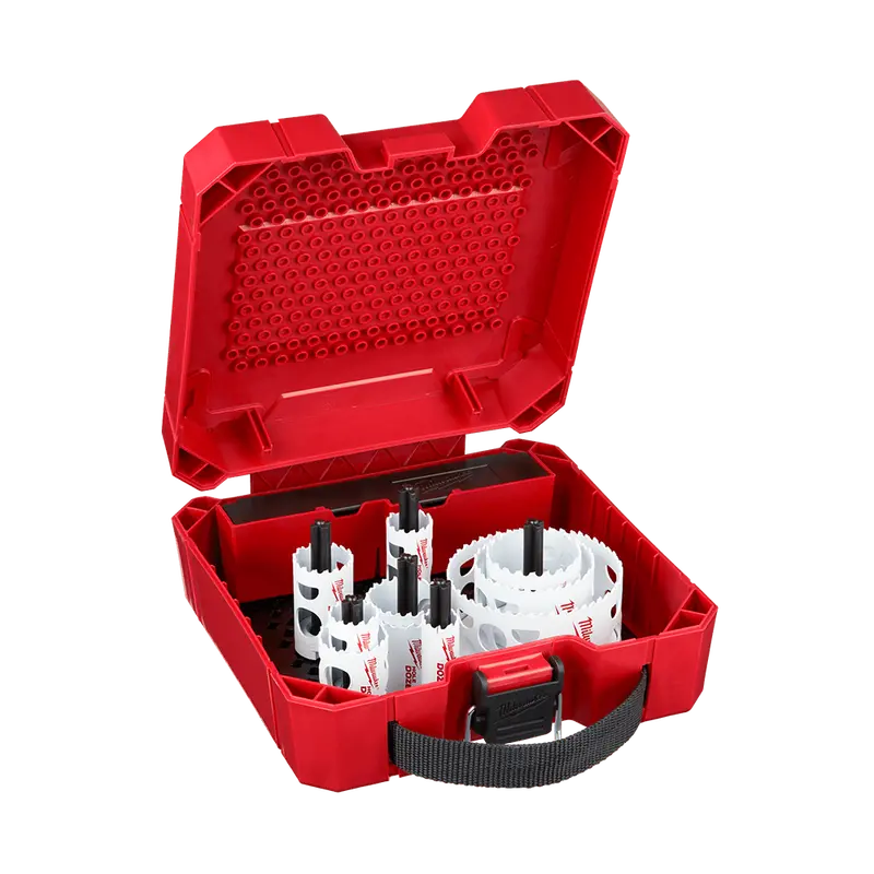 Milwaukee 14-Piece Plumber’S Hole Dozer™ Kit – Au Edition With Dual 25Mm Saws, Pilot Bits & Arbors (Model 49224151) 1
