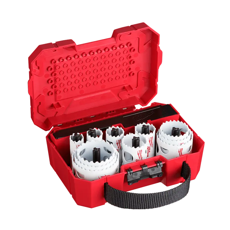 Milwaukee 15-Piece Hole Dozer™ Hole Saw Set – Assorted Diameters (19–64Mm), 2 Arbors, 2 Pilot Bits (Model 49224175) 1