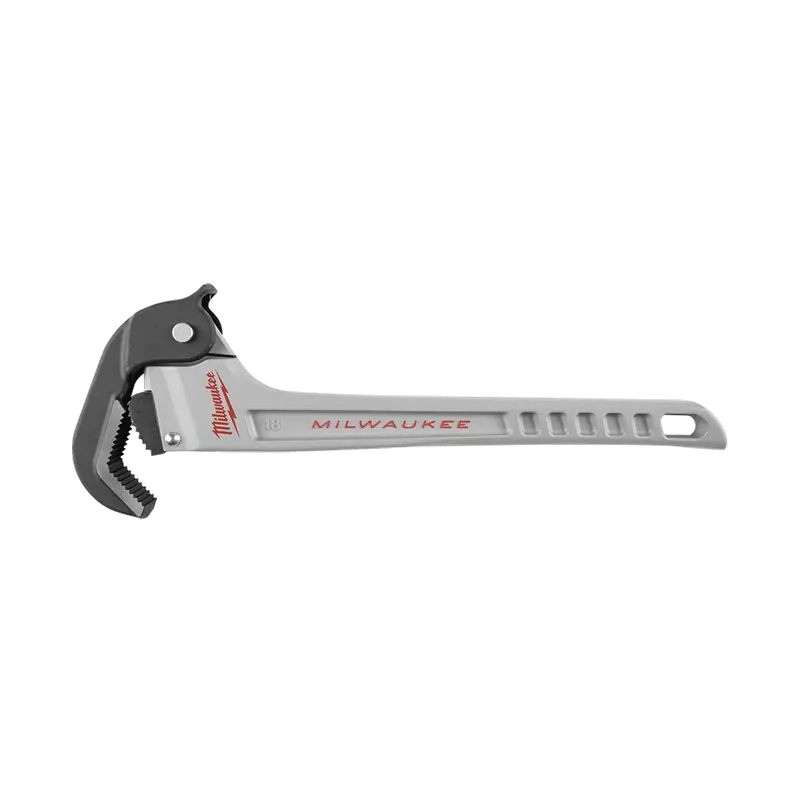 Milwaukee 18-Inch Self-Adjusting Aluminum Pipe Wrench – Model 48227418 1