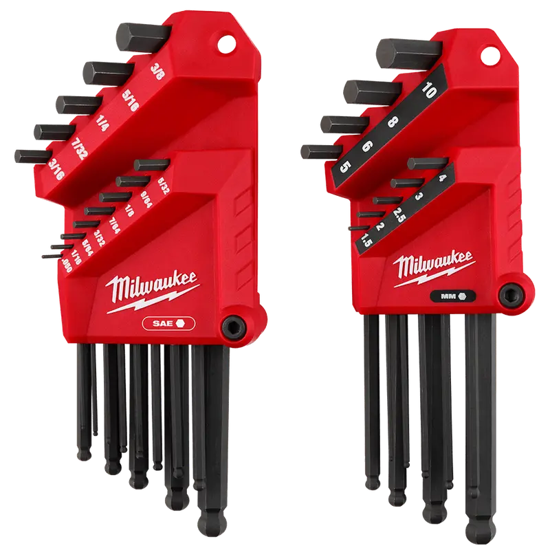 Milwaukee 22-Piece Sae/Metric Ball-End Hex Key Set – L-Style 1