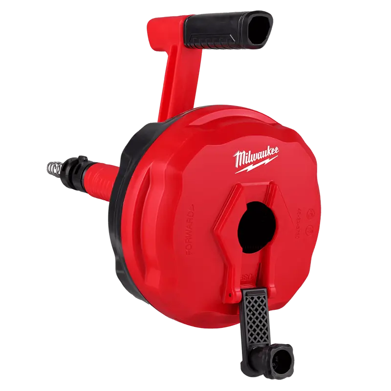 Milwaukee 25-Foot (7.6M) Hand-Feed Drain Auger – Model 48225760 1