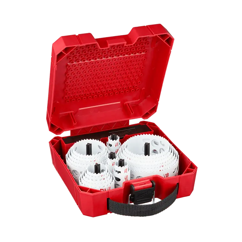 Milwaukee 28-Piece Hole Dozer™ Premium Hole Saw Kit – Includes Sizes From 19Mm To 121Mm + Arbors & Pilot Drills (Model 49224185) 1