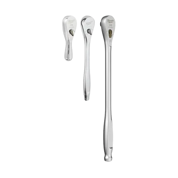 Milwaukee 3-Piece Standard Fixed-Head Ratchet Set – Model 48229110 1