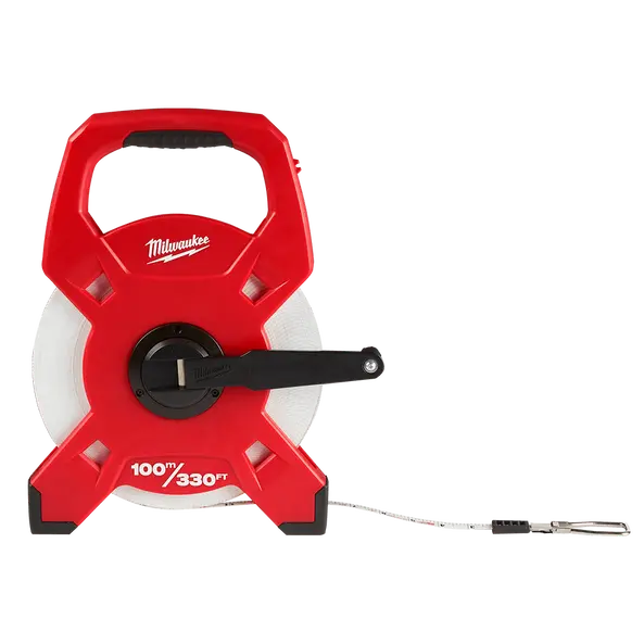 Milwaukee 30-Meter Fiberglass Open-Reel Long Tape Measure – Heavy-Duty Blade - Model 48225330 1