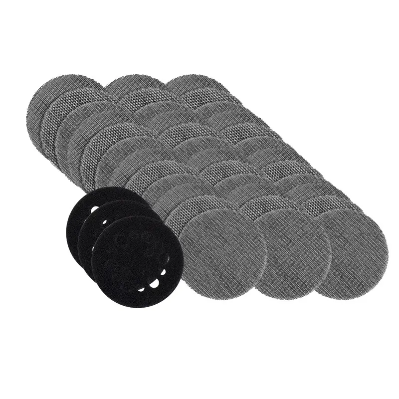 Milwaukee 75Mm Powergrid H&L Mesh Sanding Disc Kit: 36-Piece Assorted Grit Set (80/120/180) + 3 Pad Savers – Compatible With M12 Fsdr-75 – Model 48806406 1