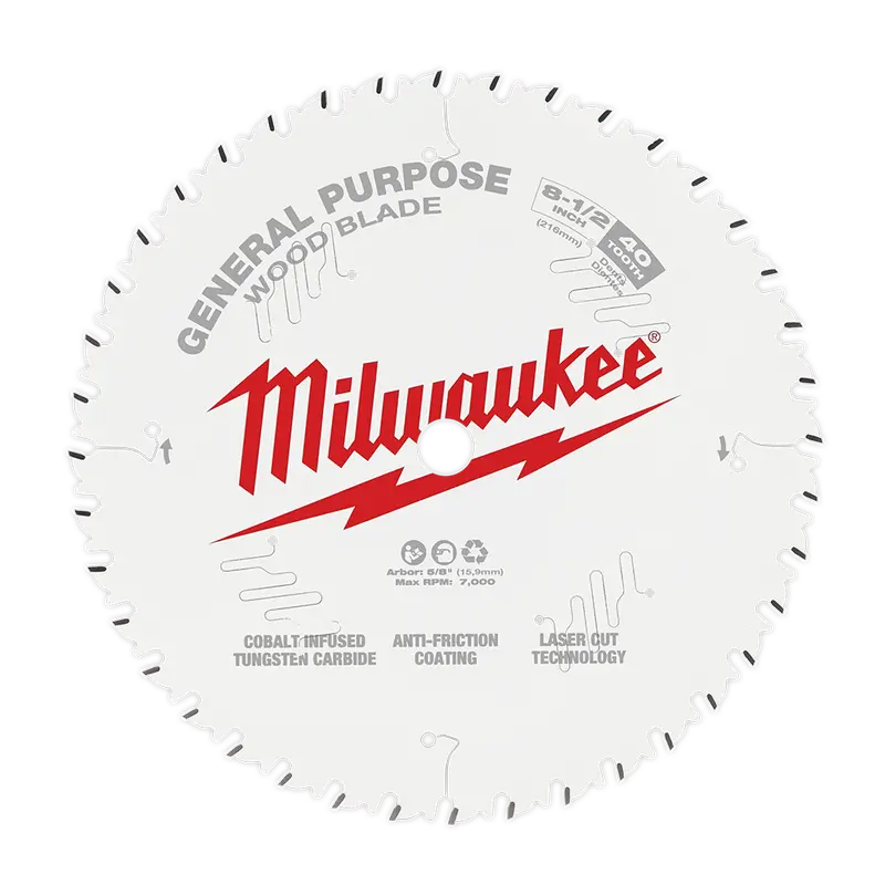 Milwaukee 8-1/4" (210Mm) 60-Tooth Ultra-Fine Wood Cutting Circular Saw Blade 1