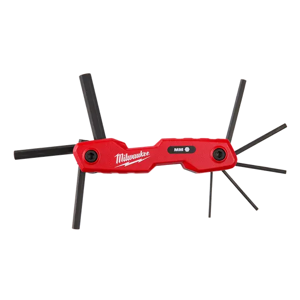 Milwaukee 8-Piece Metric Folding Hex Key Set – Model 48222182 1