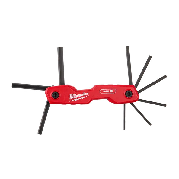 Milwaukee 9-Piece Sae Folding Hex Wrench Set – Model 48222181 1