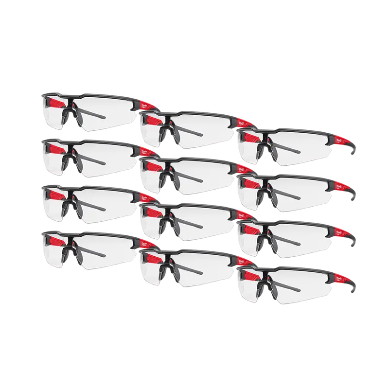 Milwaukee Clear Safety Glasses – 12-Pair Value Pack For General Protection (Model 48732901A) 1