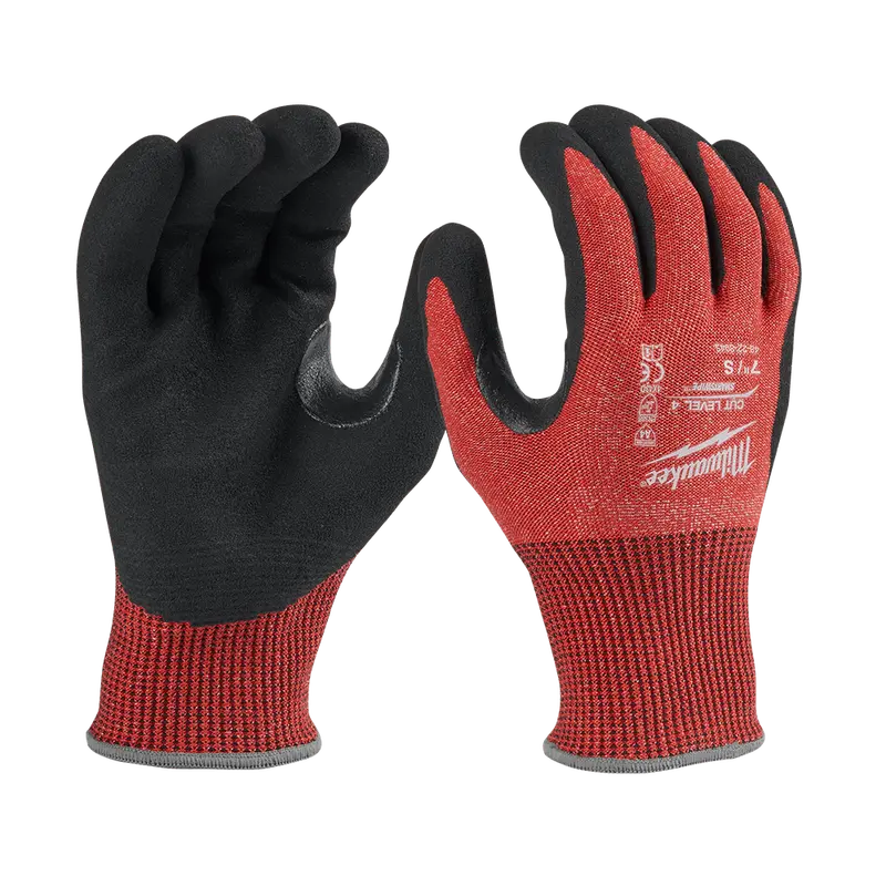 Milwaukee Cut Level 4 Nitrile-Coated Work Gloves – Size M, Single Pair (Model 48228946) 1