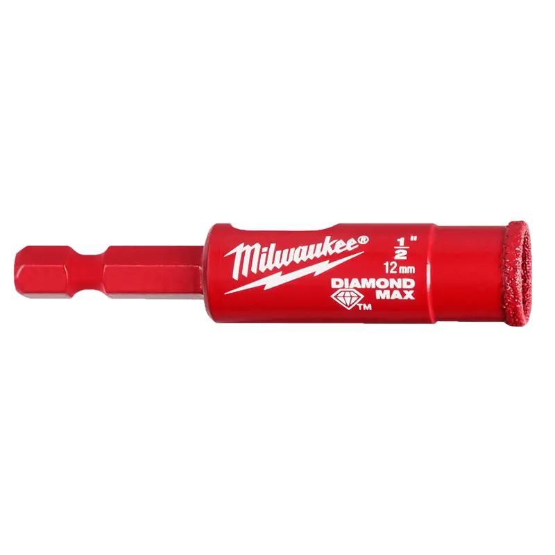 Milwaukee Diamond Plus One-Piece Diamond Hole Saw – 12 Mm (1/2 In) Diameter 1