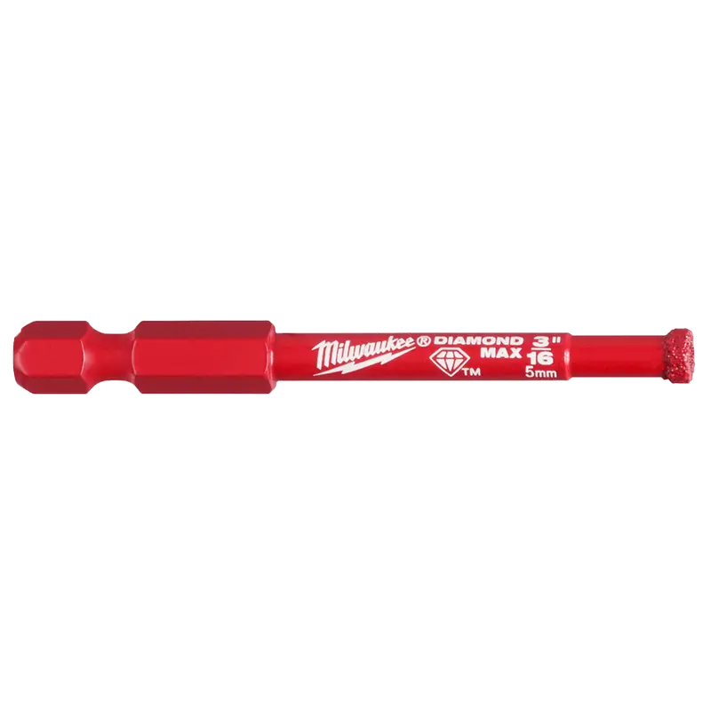 Milwaukee Diamond Plus One-Piece Diamond Hole Saw – 5 Mm (3/16 In) Diameter 1