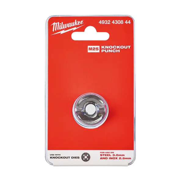 Milwaukee Exact™ M25 Knockout Punch – Compact Metal Punch 1