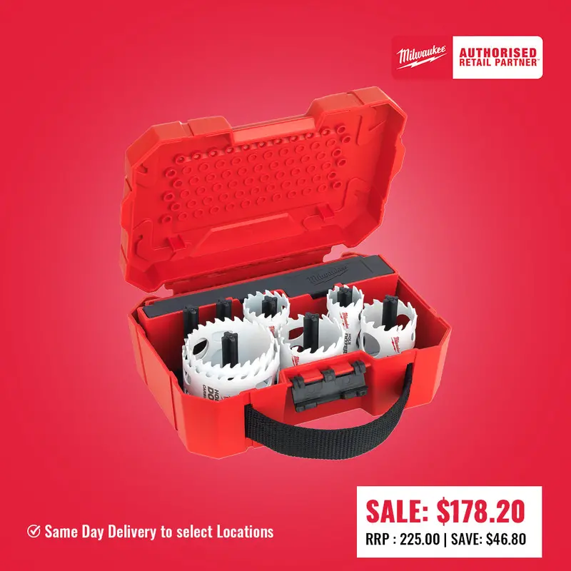 Milwaukee Hole Dozer Carbide-Tipped Hole Saw Set – 9-Piece (49224158) 1