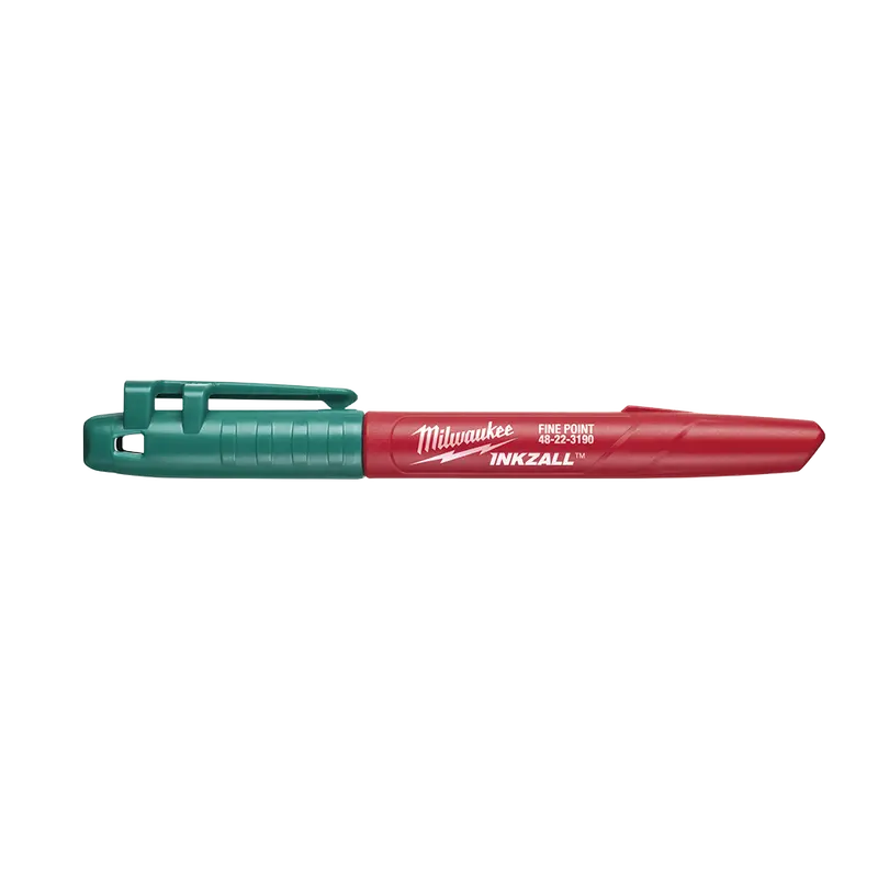 Milwaukee Inkzall Fine-Point Marker – Vibrant Green, Precision Line Control (48223190) 1