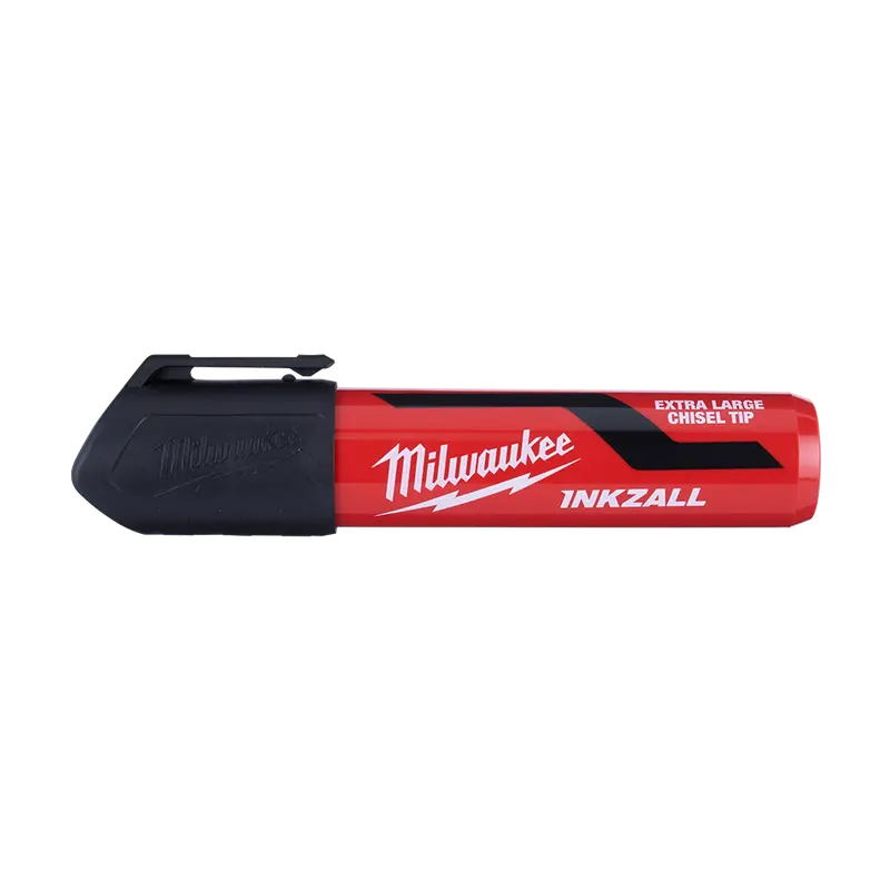 Milwaukee Inkzall Xl Chisel-Tip Marker – Black, Heavy-Solids Formula, 12-Pack (48223260) 1