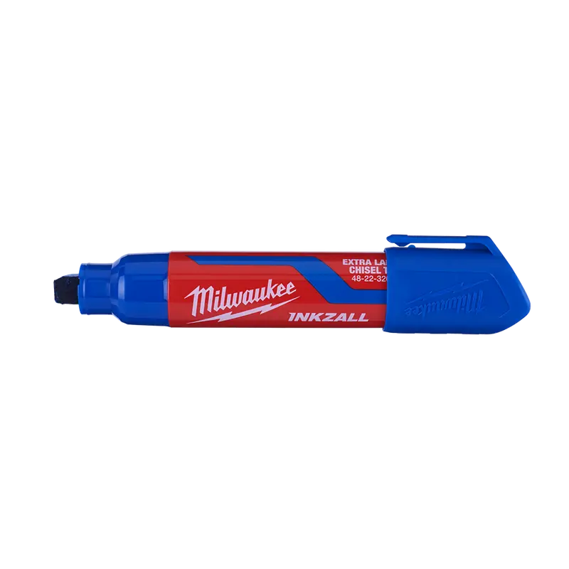 Milwaukee Inkzall Xl Chisel-Tip Marker – Blue, 14.5Mm Tip, 12-Pack (48223267) 1