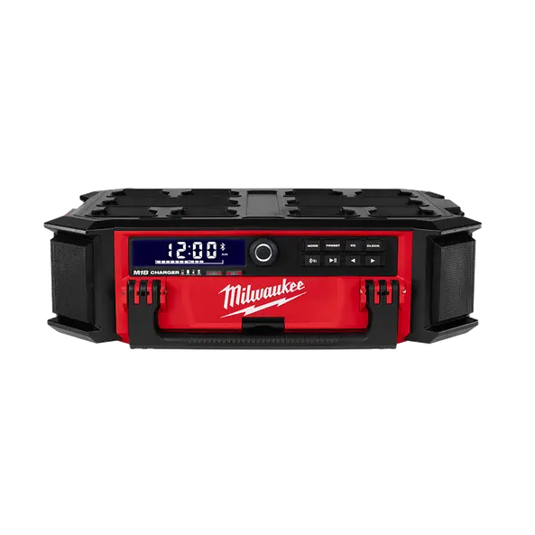 Milwaukee M18 Packout Radio + Charger – Tool-Only Bundle (M18Porc-0) 1