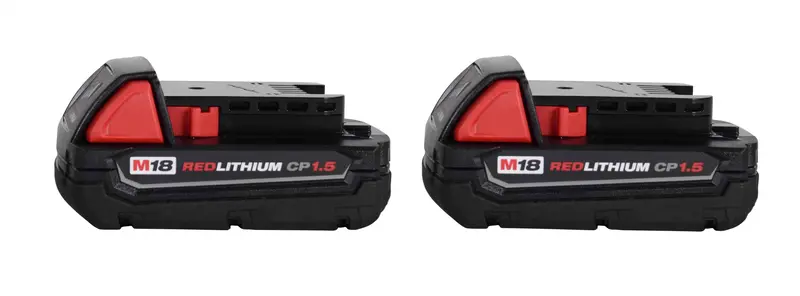 Milwaukee M18 Redlithium™ Xc 5.0Ah Battery Pack (2-Pack) – Extended Runtime, Fuel Gauge & Cooler Operation For M18 Tools 1
