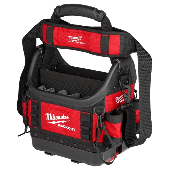 Milwaukee Packout Structured 10-Inch Open Tote – Quick-Access Parts Organizer (48228311) 1