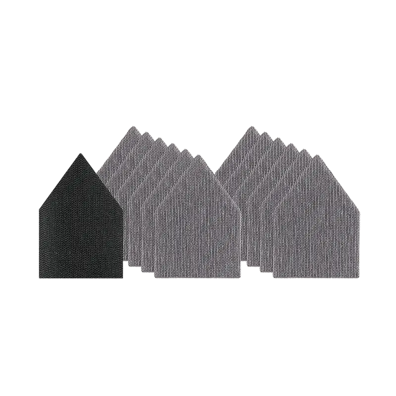 Milwaukee Pentagon 150-Grit Powergrid H&L Mesh Sanding Sheets (12-Pack) With Pad Saver – For M12 Fdss – Model 48805150 1