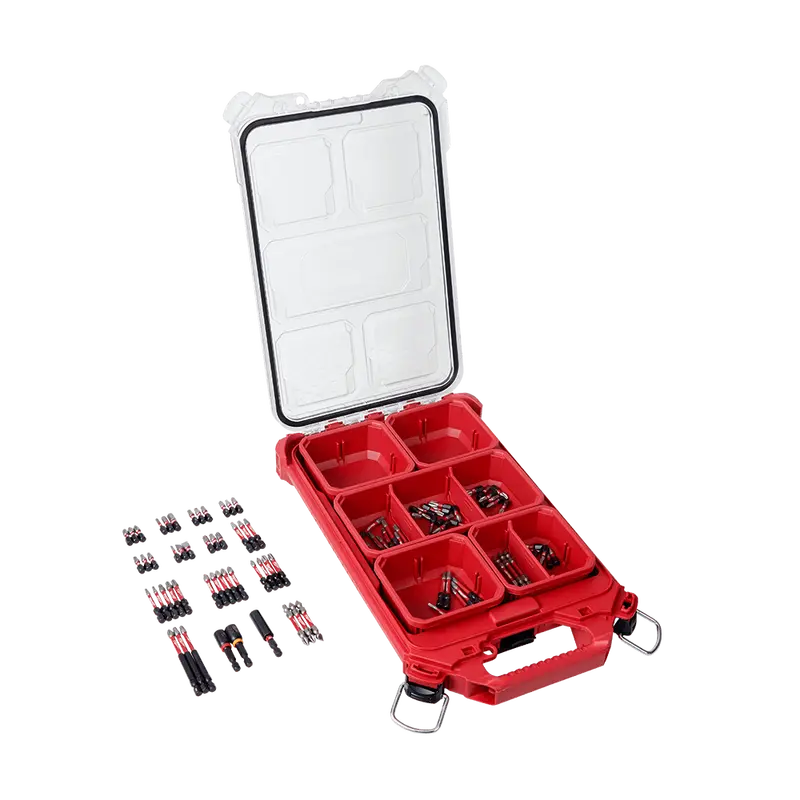 Milwaukee Shockwave 100-Piece Impact Bit Set With Packout Organizer (48324050) 1