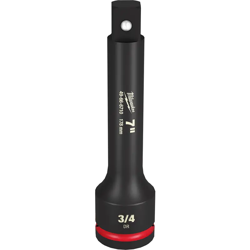 Milwaukee Shockwave 3/4" Drive 7" Impact Socket Extension – Model 49666710 1