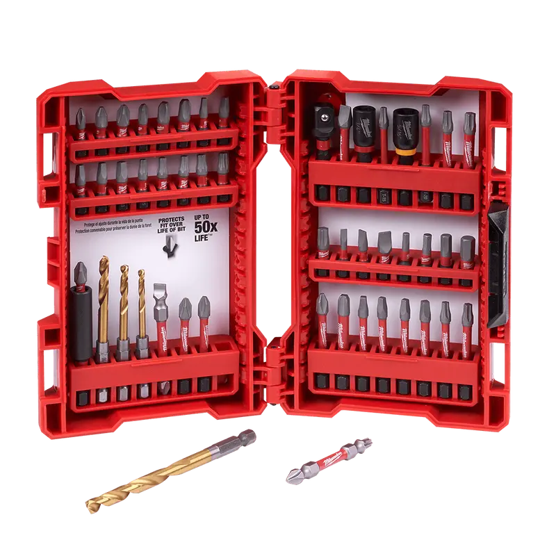 Milwaukee Shockwave 50-Piece Drill & Impact Driver Bit Combo Set (48324024) 1