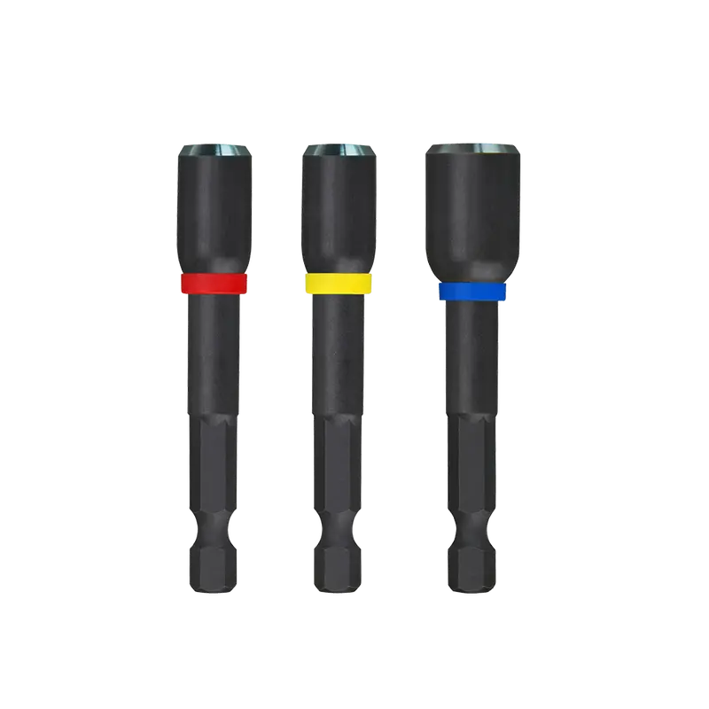 Milwaukee Shockwave Magnetic 65Mm Nut Driver Kit – 3-Piece Set (1/4", 5/16", 3/8") (Model 49664564) 1