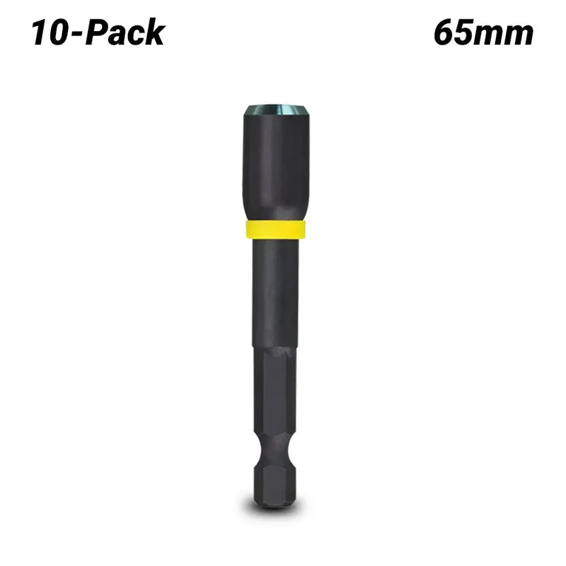 Milwaukee Shockwave Power Bit Magnetic Nut Driver – 1/4" X 65Mm, 10-Piece Set (Model 49664732A) 1