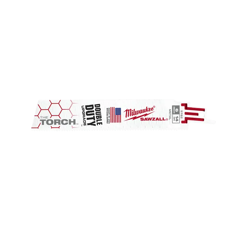 Milwaukee Torch Metal-Demolition Reciprocating Saw Blade – 150Mm (6") | 14 Tpi | 5-Pack 1