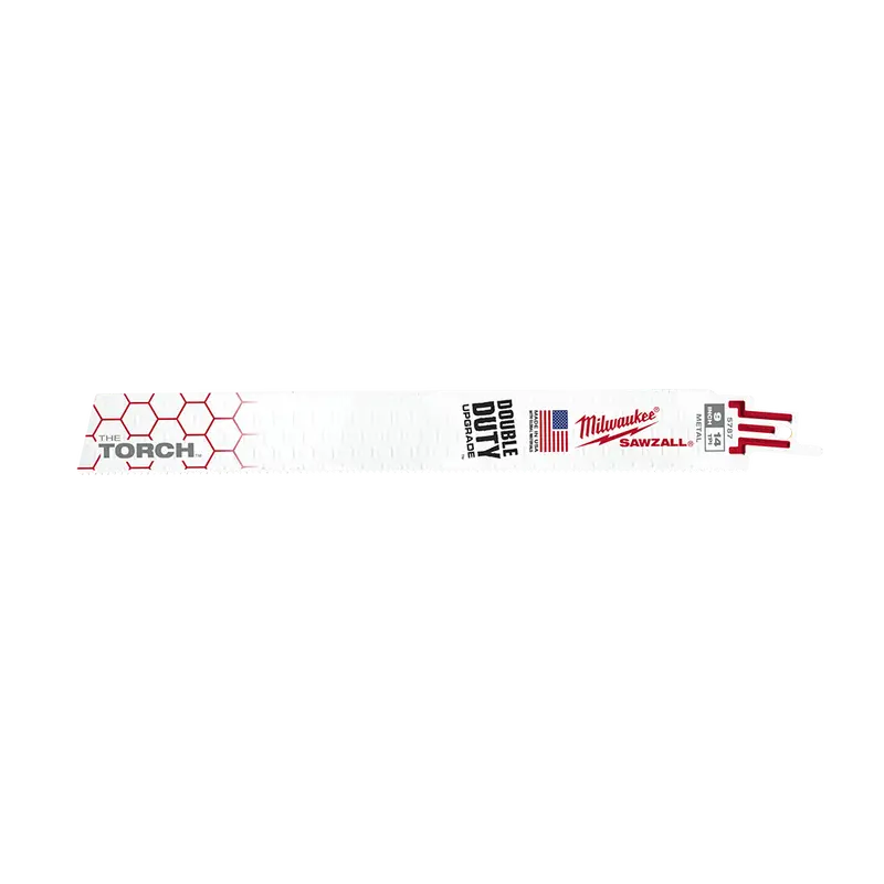 Milwaukee Torch Metal-Demolition Reciprocating Saw Blade – 230Mm (9") | 14 Tpi | 5-Pack 1
