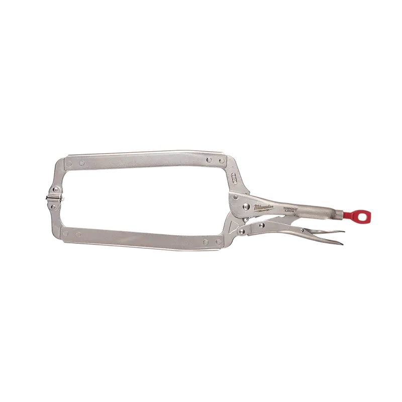Milwaukee Torque Lock Deep-Reach C-Clamp – 18" Swivel Jaw (Model 48223520) 1