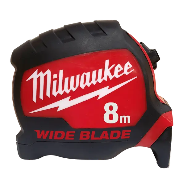 Milwaukee Wide Blade Horizontal Tape Measure – 8-Meter Low-Profile Design - Model 48220208H 1