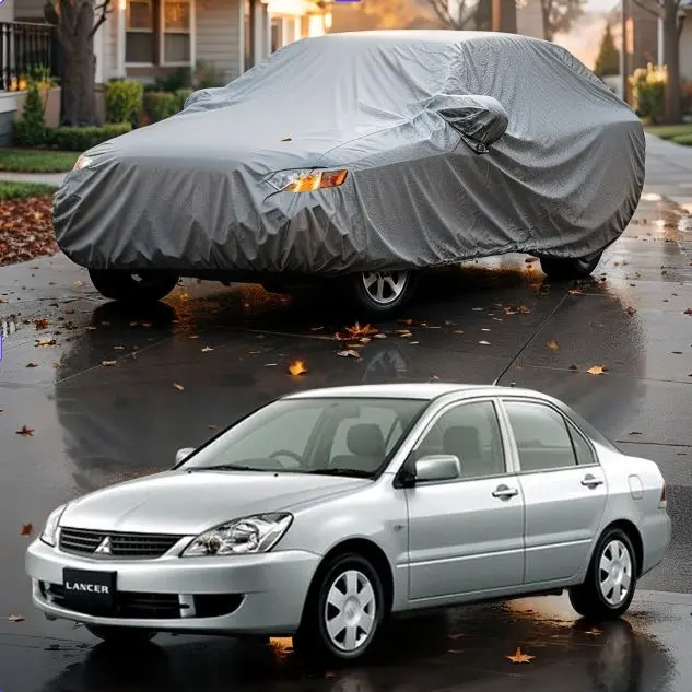 Mitsubishi Lancer Non-Woven Car Cover – Scratchproof & Waterproof (2004–2008, Strap-Free) 1