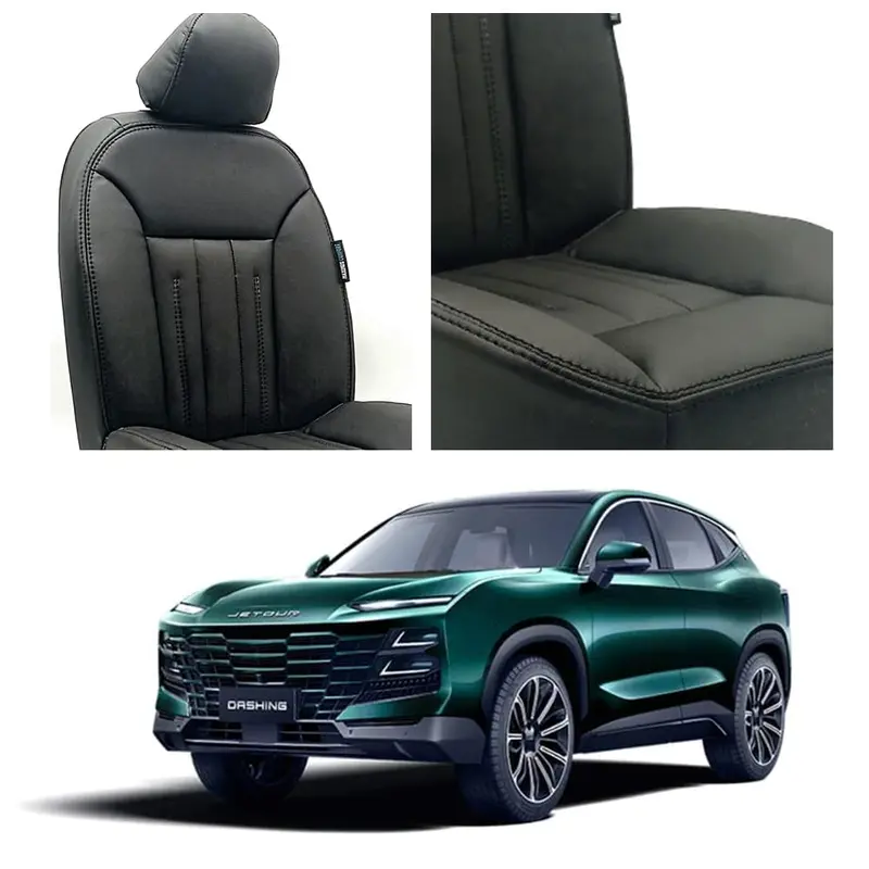 Modern Black Audi-Theme Seat Covers For 2025–2026 Jetour Dashing 1