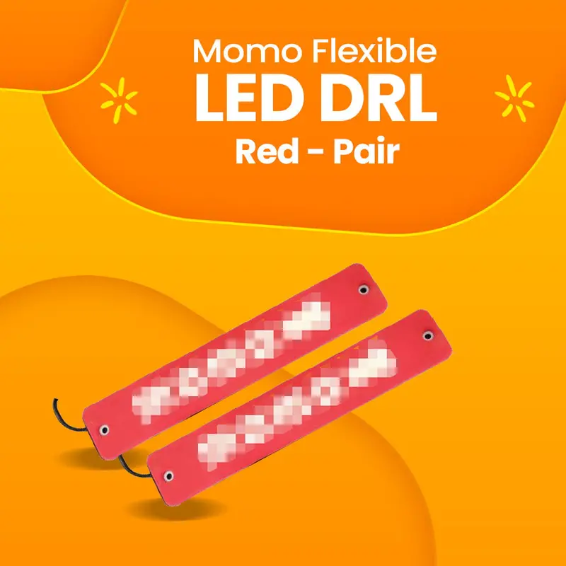 Momo Flexible Red Drl Kit – Pair Of Slimline Daytime Running Lights For Front Fenders 1