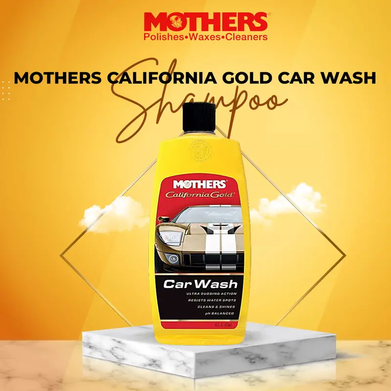 Mothers California Gold Car Wash 100Ml – Concentrated Gloss-Boosting Shampoo For Detailing 1