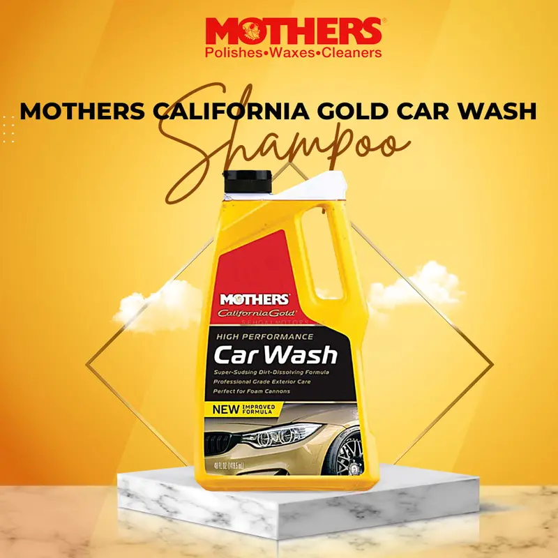 Mothers California Gold Car Wash 1419.5Ml – Bulk-Sized Gloss-Optimized Cleaning Solution 1