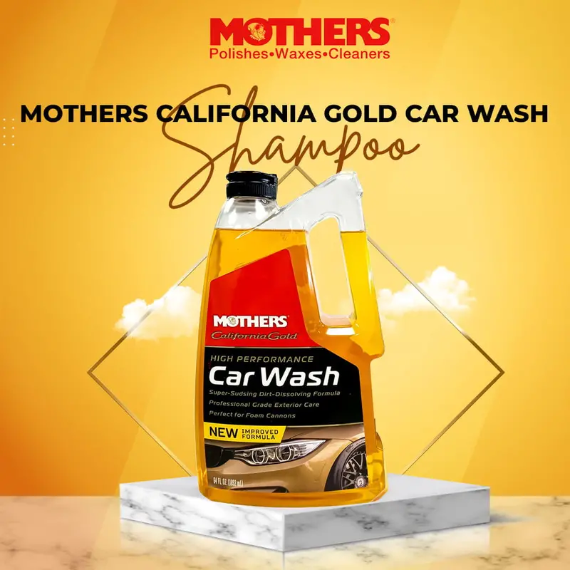 Mothers California Gold Car Wash 1892Ml – Large-Format Professional-Grade Shampoo 1