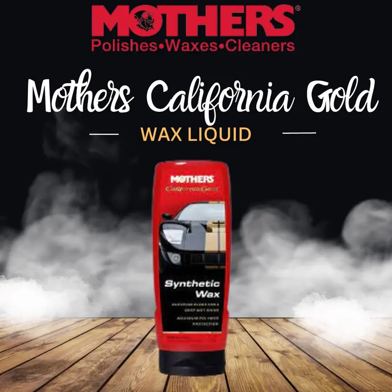 Mothers California Gold Synthetic Wax & Polish 16Oz – Dual-Action Protection And Shine Enhancer 1