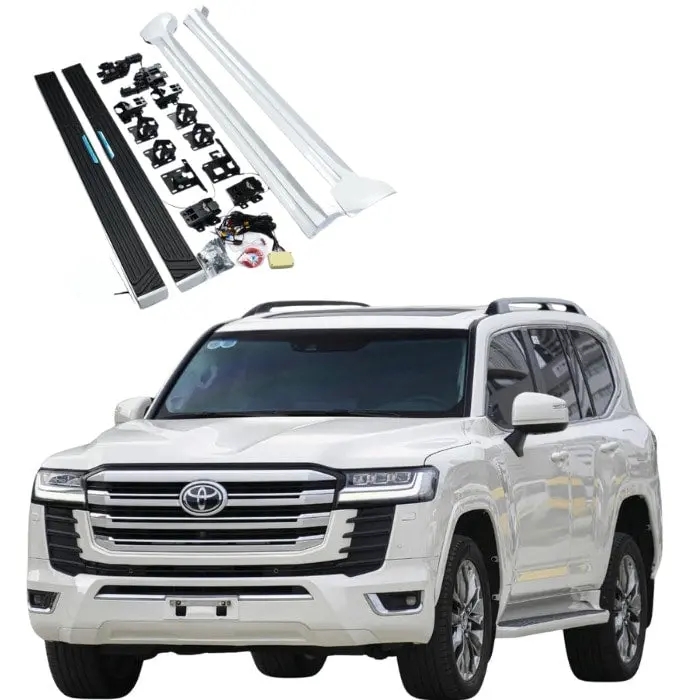 Motorized Retractable Side Steps For Toyota Lc300 – 2022–2024 Compatibility 1