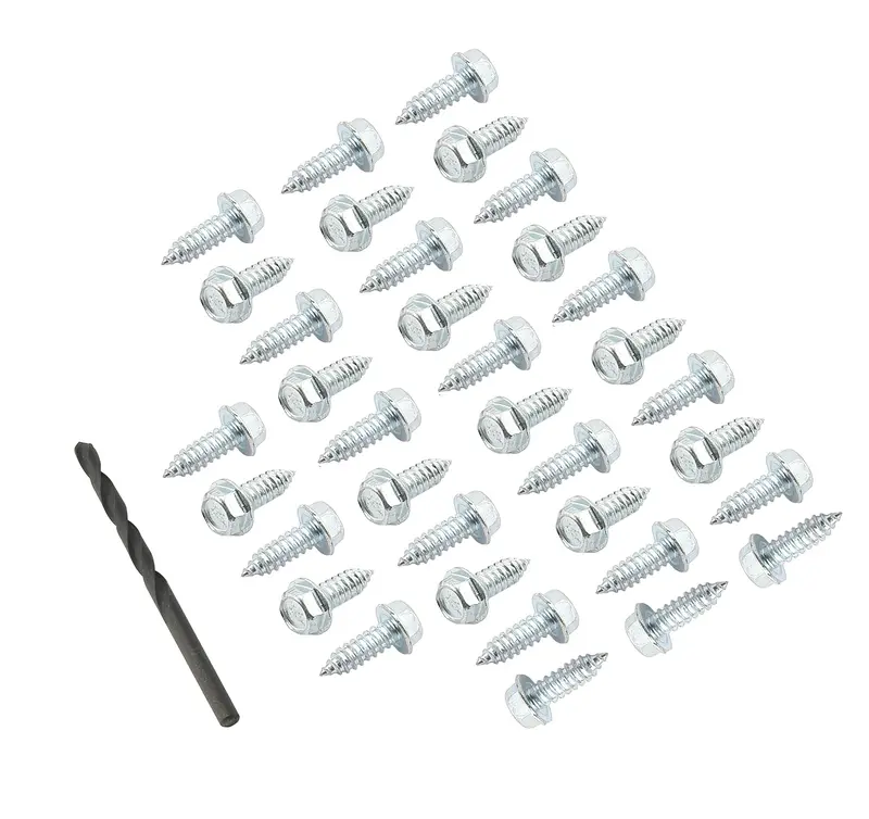 Mr. Gasket 4318 Steel Wheel Weight Kit — 35-Piece Set With Drill Bit (Covers Two Tires) 1