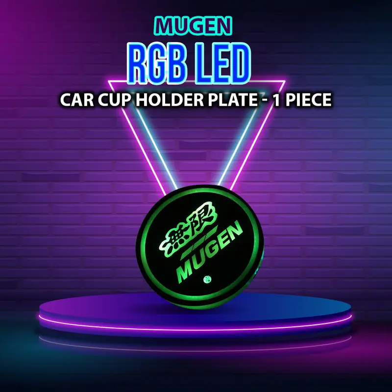 Mugen Rgb Illuminated Cup Holder Plate – Single Accent Piece 1