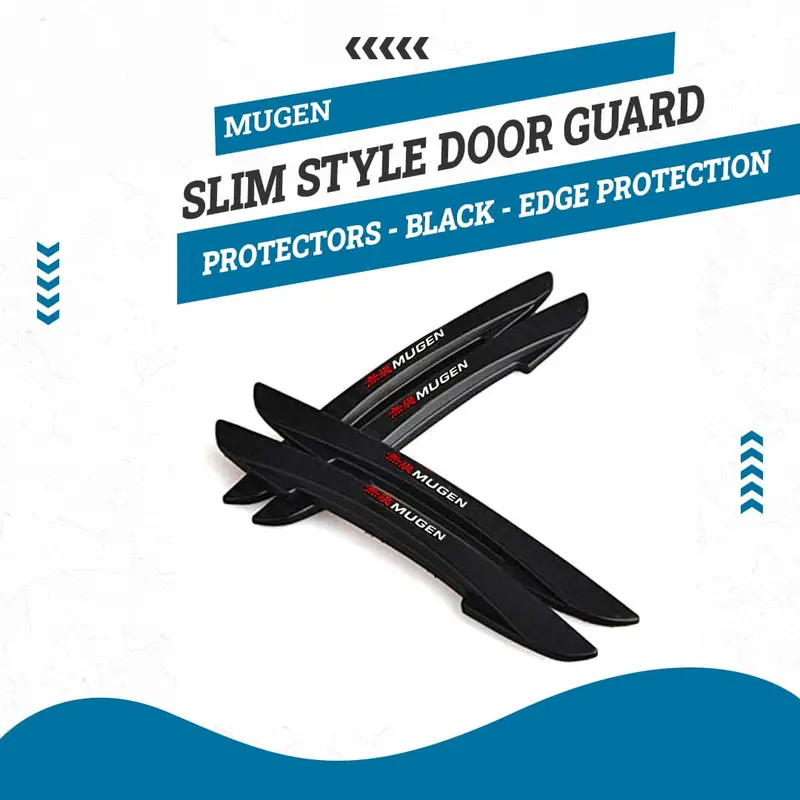 Mugen Slim Door Edge Protector – Black Scratch-Resistant Buffer Strip 1